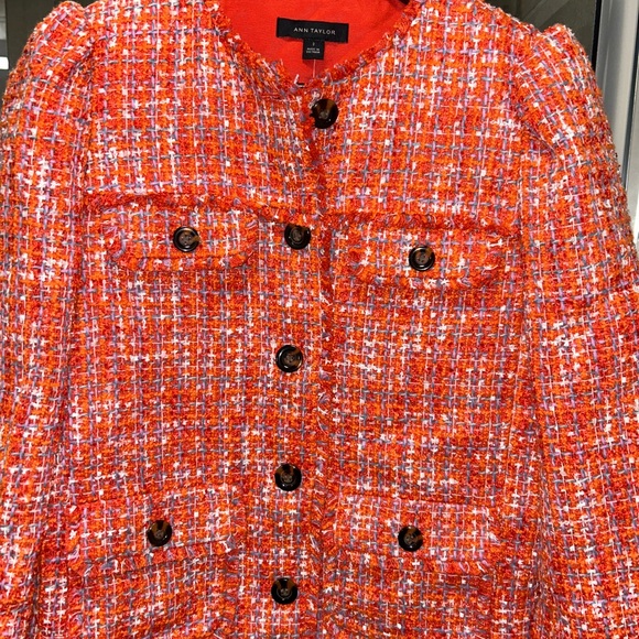 Nwt Ann Taylor tweed jacket size 2 - Picture 8 of 8